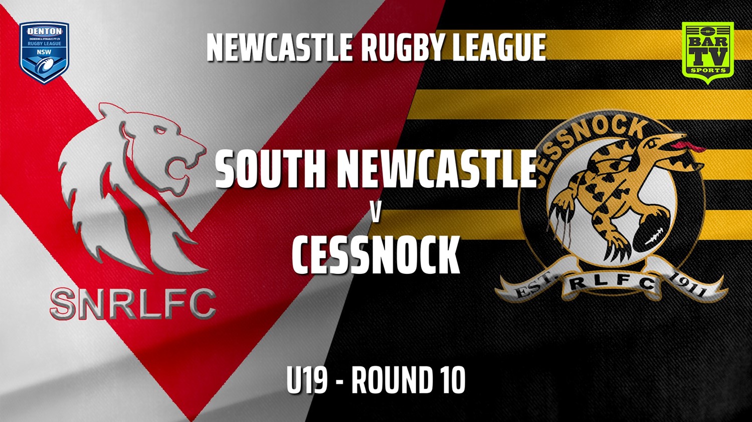 210605-Newcastle Rugby League Round 10 - U19 - South Newcastle v Cessnock Goannas Slate Image