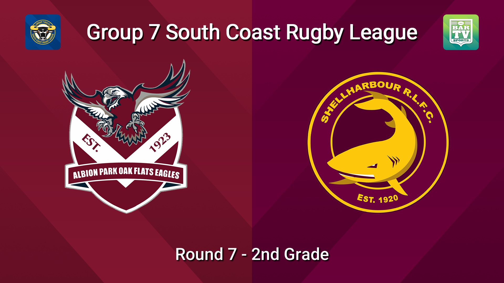 260530-video-South Coast Round 7 - 2nd Grade - Albion Park Oak Flats v Shellharbour Sharks Slate Image