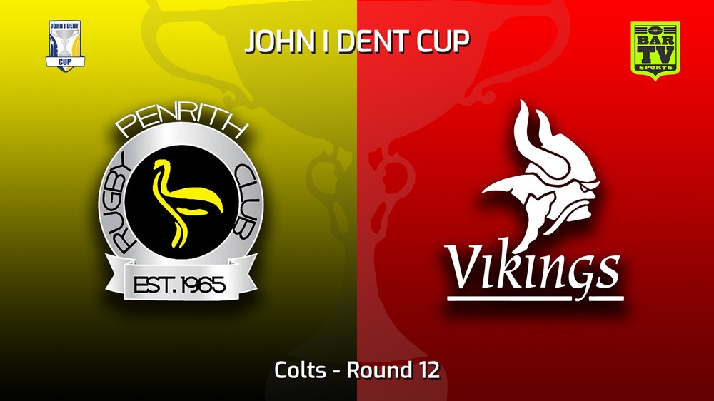 MINI GAME: John I Dent (ACT) Round 12 - Colts - Penrith Emus v Tuggeranong Vikings Slate Image