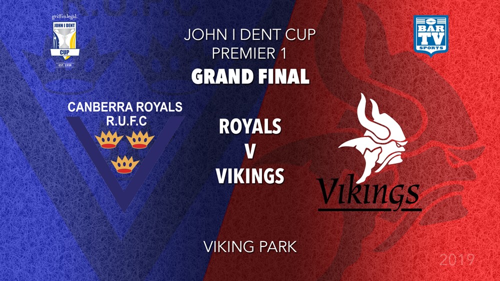 John I Dent Cup Premier 1 - Canberra Royals v Tuggeranong Vikings Slate Image