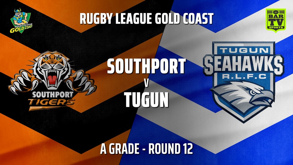 210905-Gold Coast Round 12 - A Grade - Southport Tigers v Tugun Seahawks Slate Image