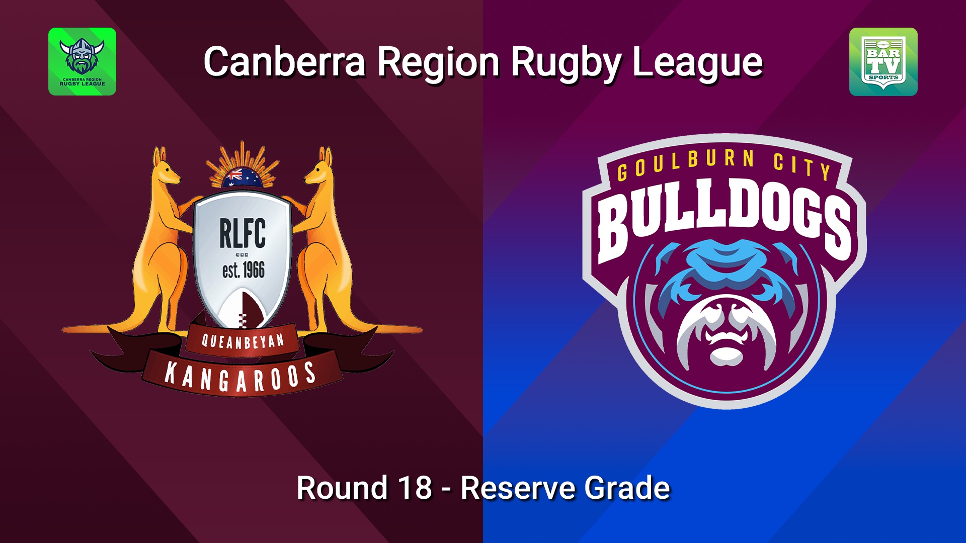 260822-video-Canberra Round 18 - Reserve Grade - Queanbeyan Kangaroos v Goulburn City Bulldogs Slate Image