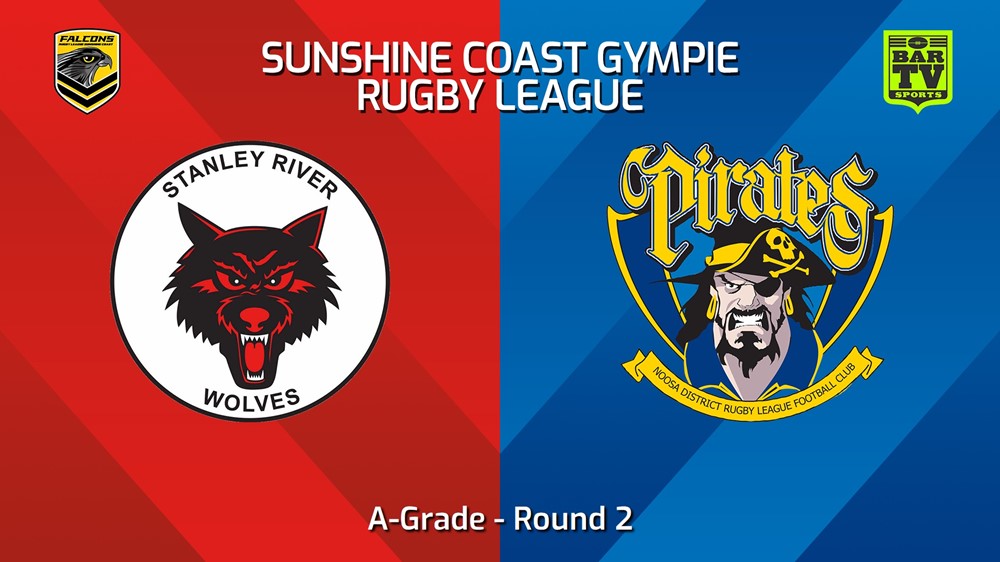 240413-Sunshine Coast RL Round 2 - A-Grade - Stanley River Wolves v Noosa Pirates Slate Image