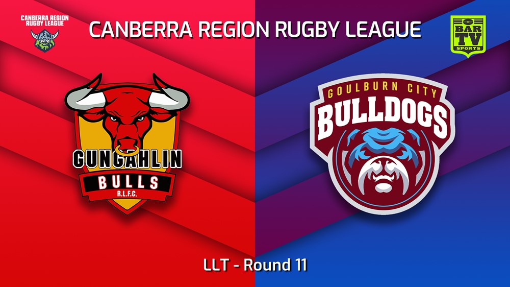 220702-Canberra Round 11 - LLT - Gungahlin Bulls v Goulburn City Bulldogs Slate Image