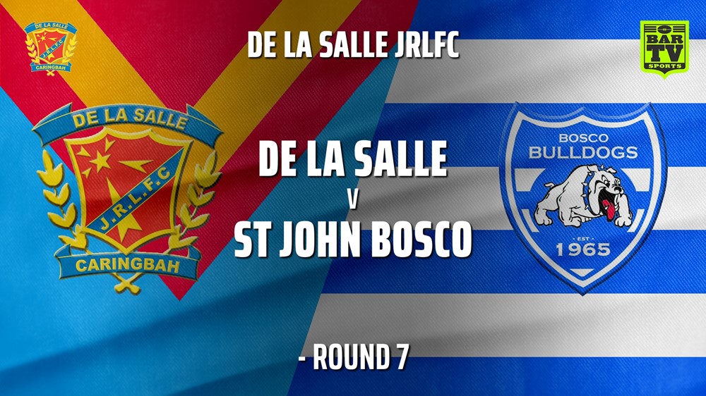 210619-De La Salle (Cronulla) - Under 13 Bronze - Round 7 - De La Salle v St John Bosco Bulldogs Slate Image