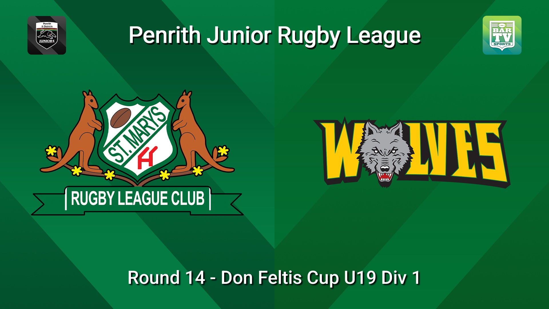 260809-video-Penrith & District Junior Rugby League Round 14 - Don Feltis Cup U19 Div 1 - St Marys v Windsor Wolves Slate Image