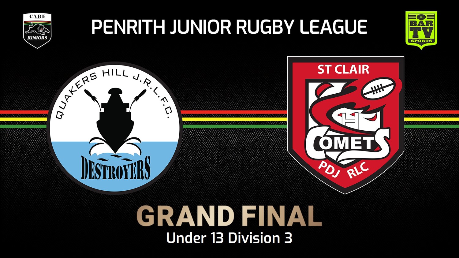 240831-video-Penrith & District Junior Rugby League Grand Final - U13 Div 3 - Quakers Hill Destroyers v St Clair Slate Image