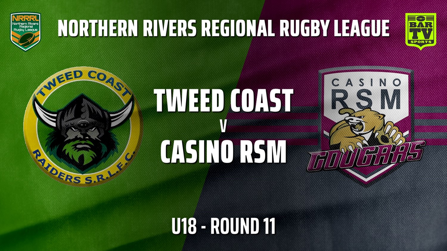 210718-Northern Rivers Round 11 - U18 - Tweed Coast Raiders v Casino RSM Cougars Slate Image
