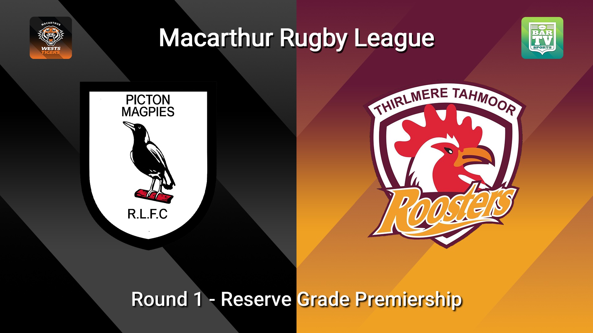 260412-video-Macarthur RL Round 1 - Reserve Grade Premiership - Picton Magpies v Thirlmere Roosters Slate Image