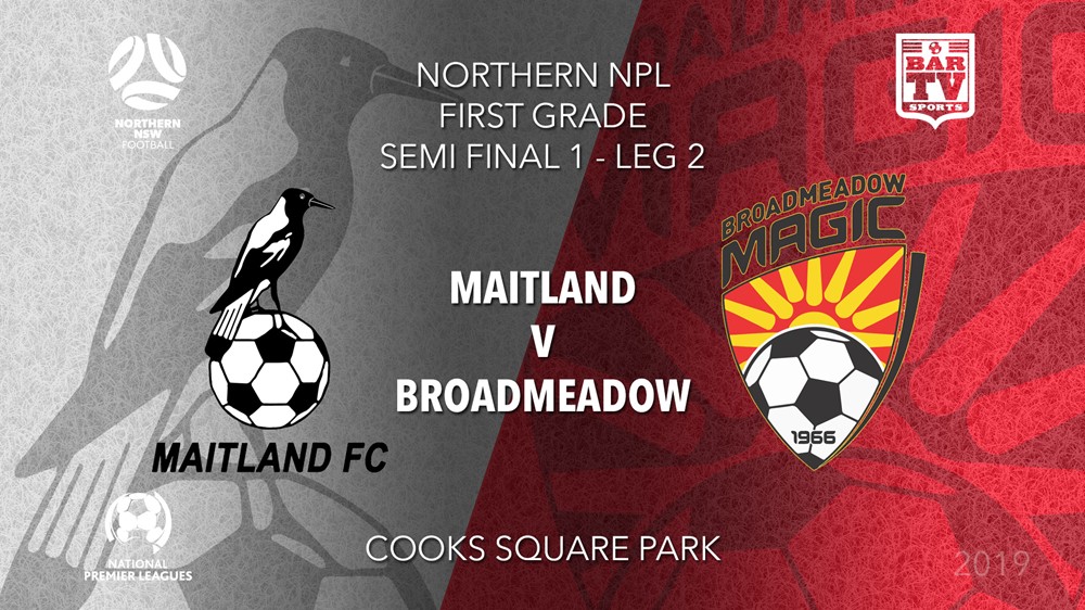 NPL - NNSW 1st Semi Final 2nd Leg - Maitland FC v Broadmeadow Magic FC Slate Image