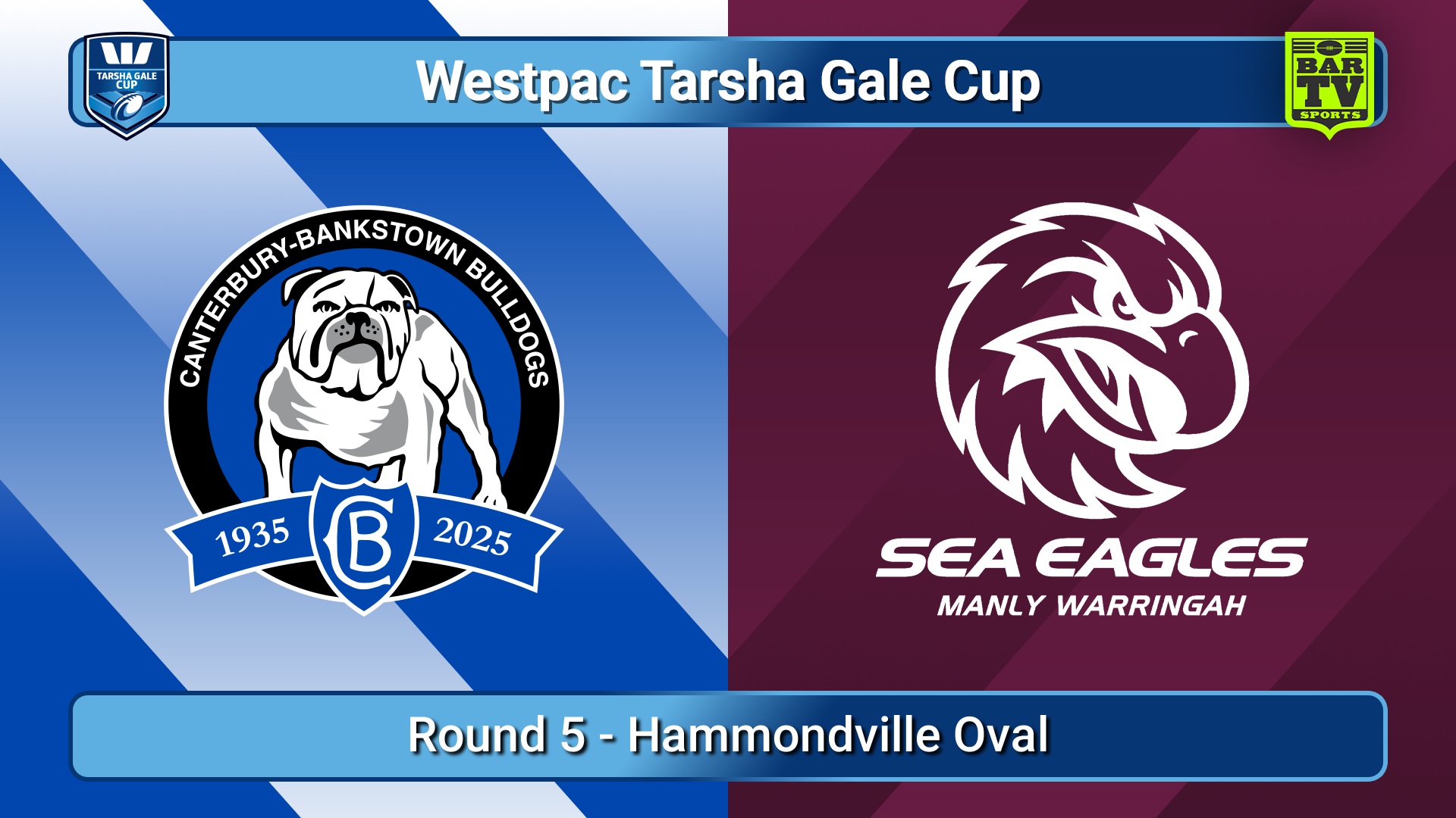 250301-video-Westpac Tarsha Gale Cup Round 5 - Canterbury-Bankstown Bulldogs v Manly Warringah Sea Eagles Slate Image