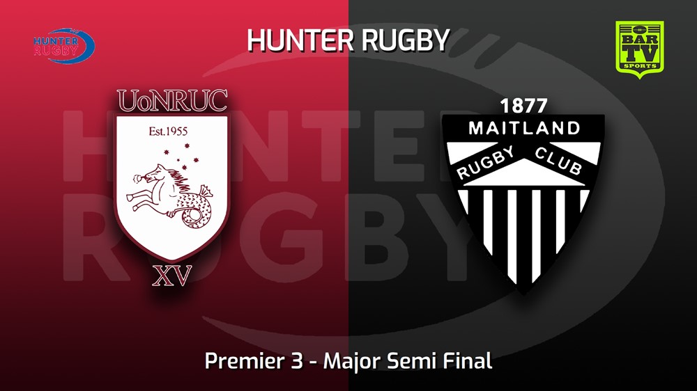 220911-Hunter Rugby Major Semi Final - Premier 3 - University Of Newcastle v Maitland Slate Image