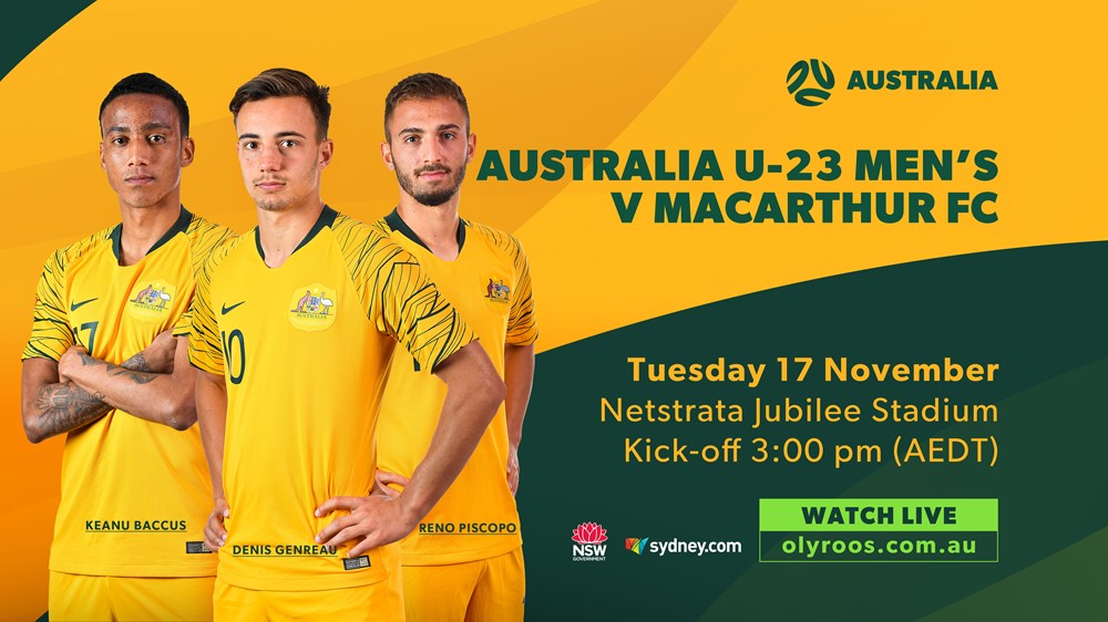International Friendlies Friendly - Australia U23s v Macarthur FC Slate Image