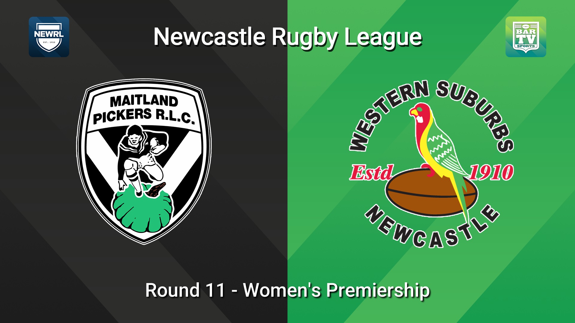 260711-video-Newcastle RL Round 11 - Women's Premiership - Maitland Pickers v Western Suburbs Rosellas Slate Image