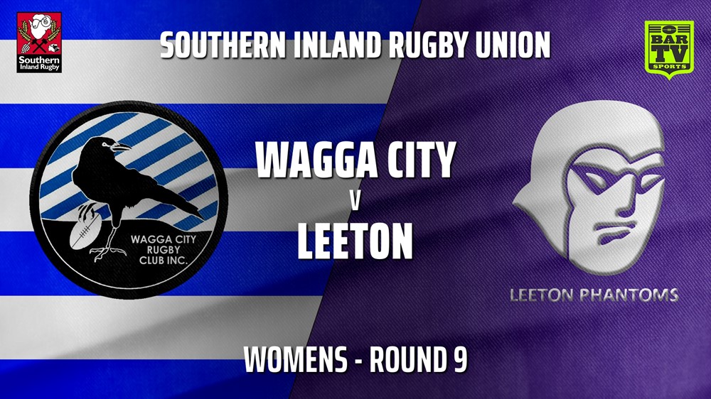 210619-Southern Inland Rugby Union Round 9 - Womens - Wagga City v Leeton Phantoms Minigame Slate Image