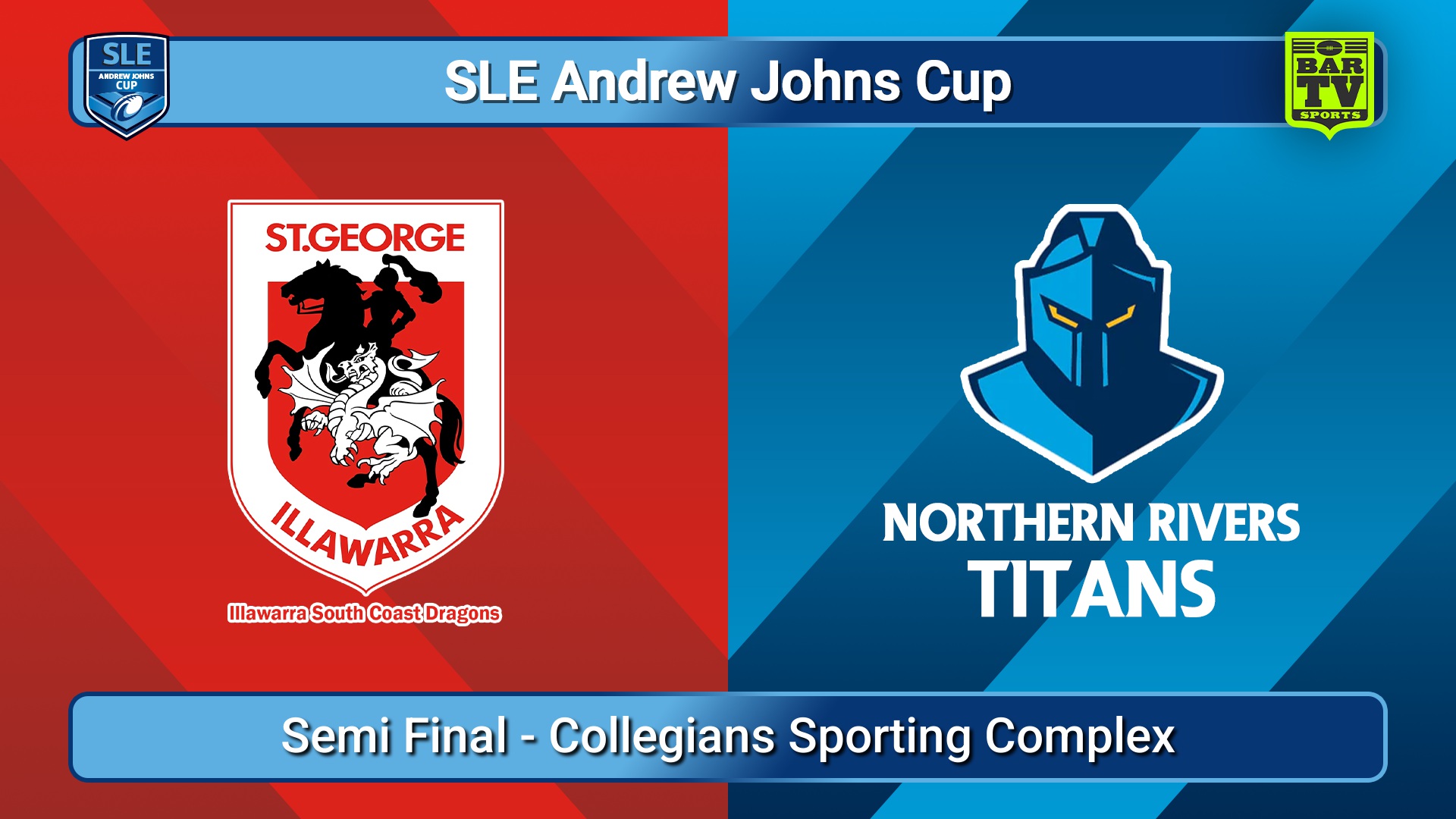 250323-video-SLE Andrew Johns Cup Semi Final - Illawarra South Coast Dragons v Northern Rivers Titans Minigame Slate Image