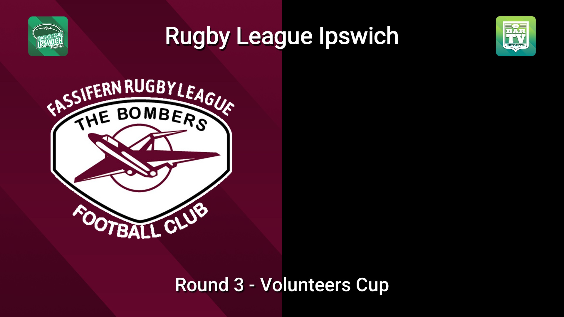 260412-video-Rugby League Ipswich Round 3 - Volunteers Cup - Fassifern Bombers v Lowood Stags Slate Image