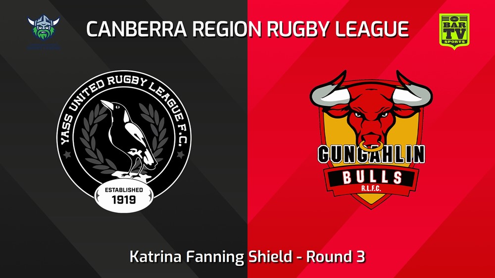 240420-video-Canberra Round 3 - Katrina Fanning Shield - Yass Magpies v Gungahlin Bulls Minigame Slate Image