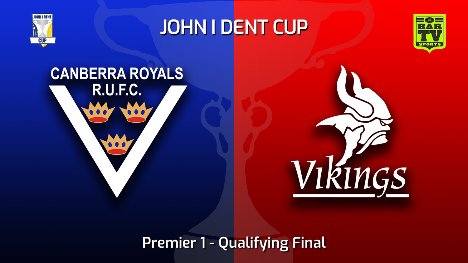 220827-John I Dent (ACT) Qualifying Final - Premier 1 - Canberra Royals v Tuggeranong Vikings Minigame Slate Image