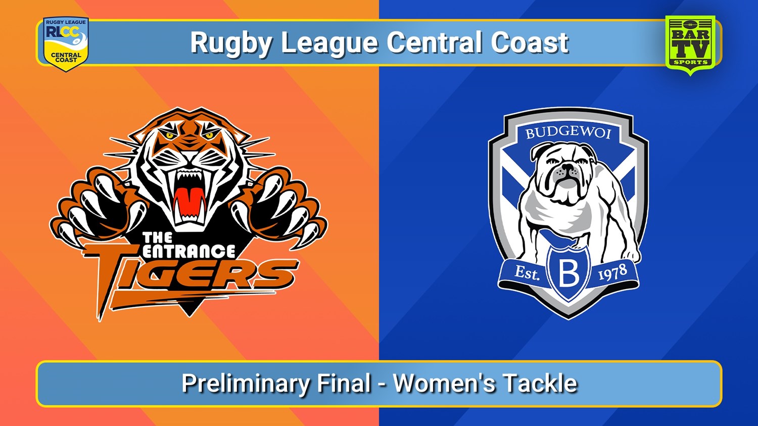 250914-video-RLCC Preliminary Final - Women's Tackle - The Entrance Tigers v Budgewoi Bulldogs Slate Image