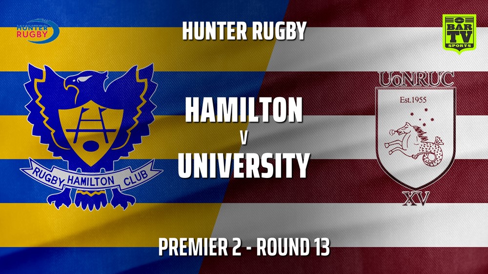 210717-Hunter Rugby Round 13 - Premier 2 - Hamilton Hawks v University Of Newcastle Slate Image