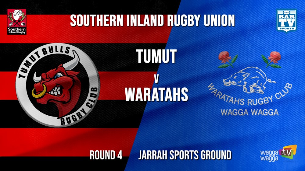 Southern Inland Rugby Union Round 4 - Tumut Bulls v Wagga Waratahs (1) Minigame Slate Image