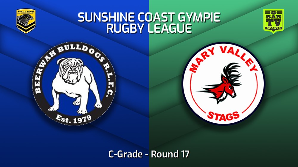 230812-Sunshine Coast RL Round 17 - C-Grade - Beerwah Bulldogs v Mary Valley Stags Minigame Slate Image