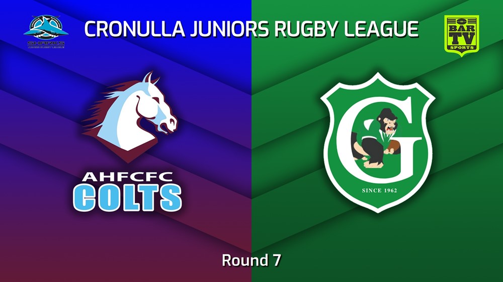 MINI GAME: Cronulla Juniors - U12 Blues Tag Gold Round 7 - Aquinas Colts v Gymea Gorillas Slate Image