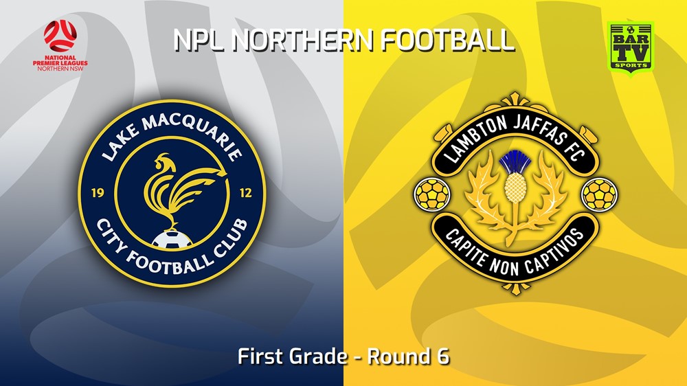 230409-NNSW NPLM Round 6 - Lake Macquarie City FC v Lambton Jaffas FC Slate Image