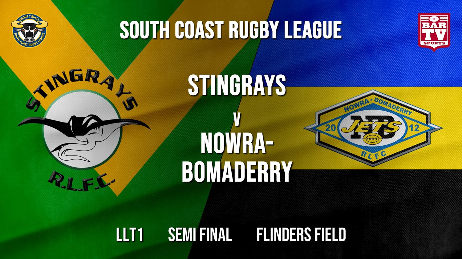 Group 7 RL Semi Final - LLT1 - Stingrays of Shellharbour v Nowra-Bomaderry  Slate Image