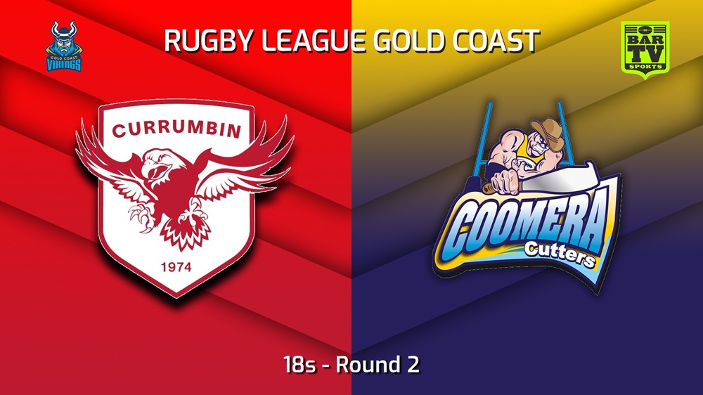 230423-Gold Coast Round 2 - 18s - Currumbin Eagles v Coomera Cutters Minigame Slate Image