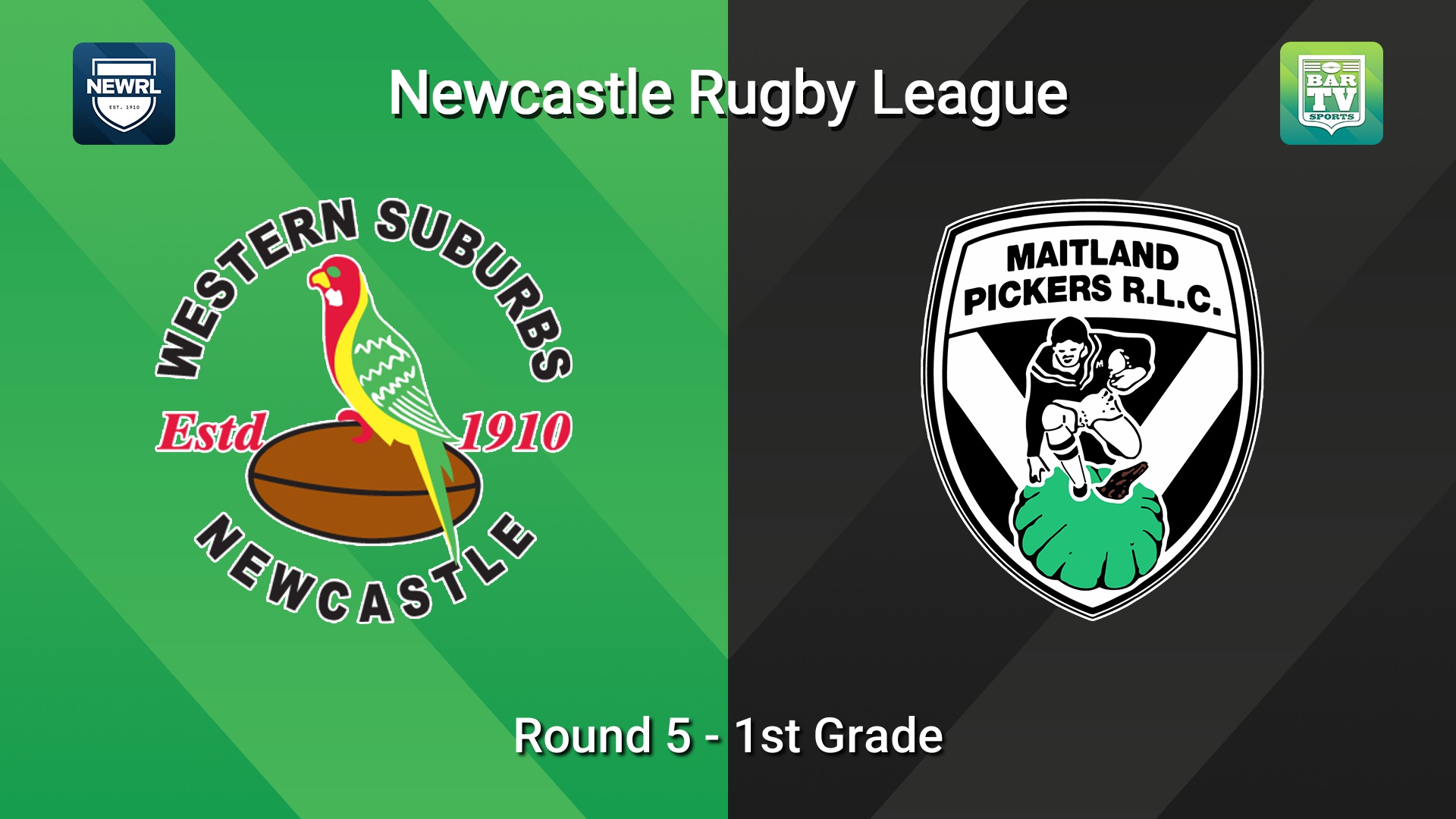260510-video-Newcastle RL Round 5 - 1st Grade - Western Suburbs Rosellas v Maitland Pickers Slate Image