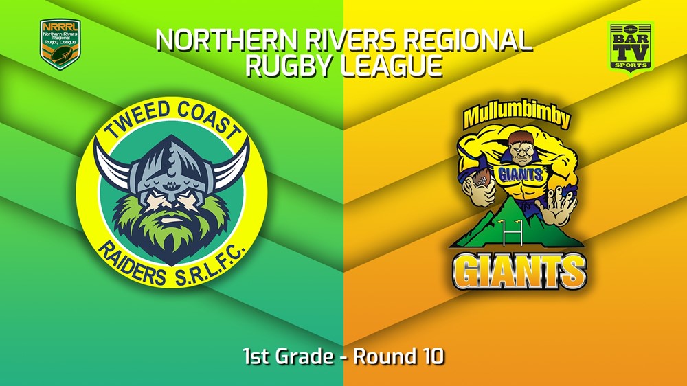 230625-Northern Rivers Round 10 - 1st Grade - Tweed Coast Raiders v Mullumbimby Giants Minigame Slate Image