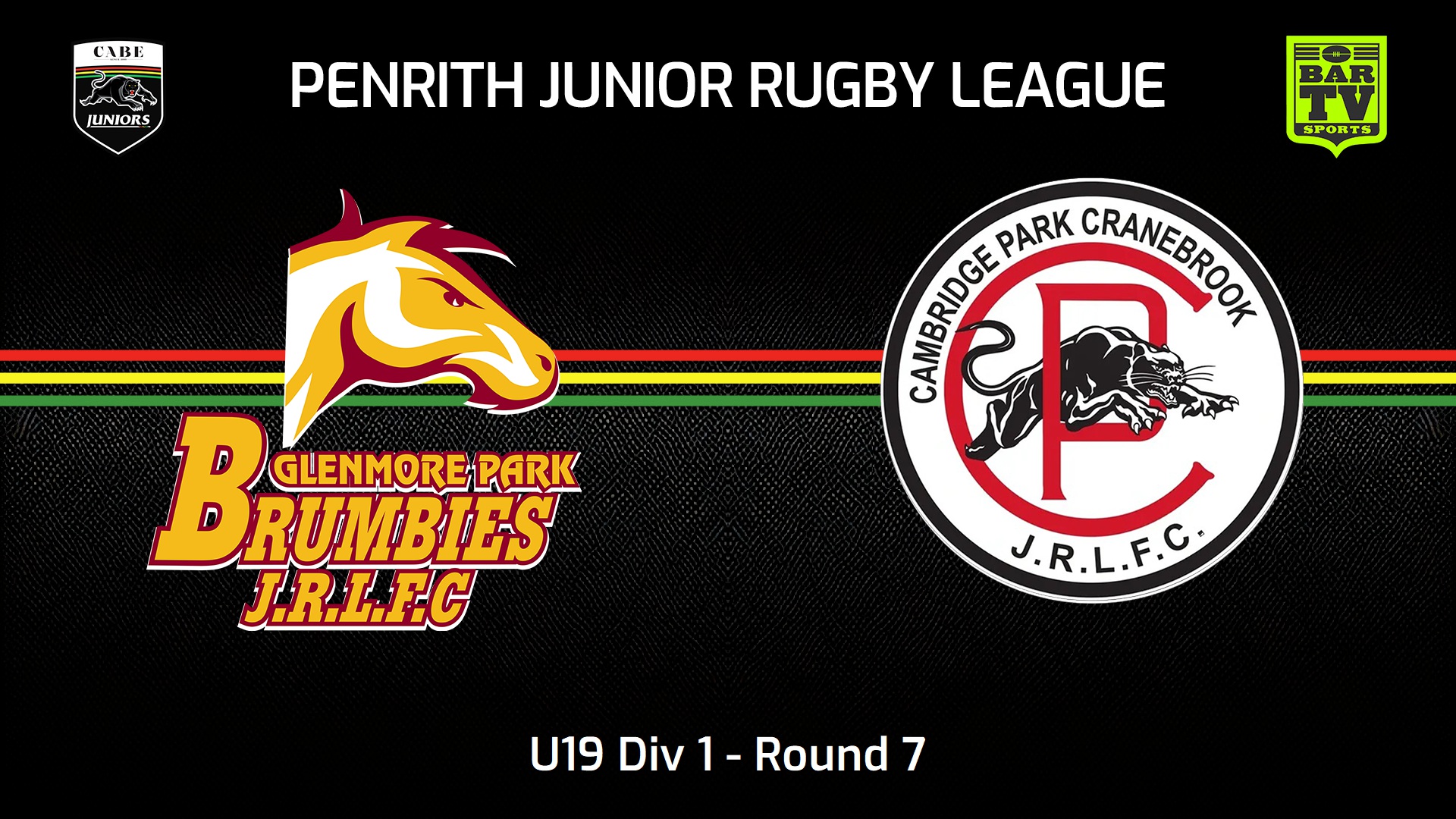240526-video-Penrith & District Junior Rugby League Round 7 - U19 Div 1 - Glenmore Park Brumbies v Cambridge Park Slate Image