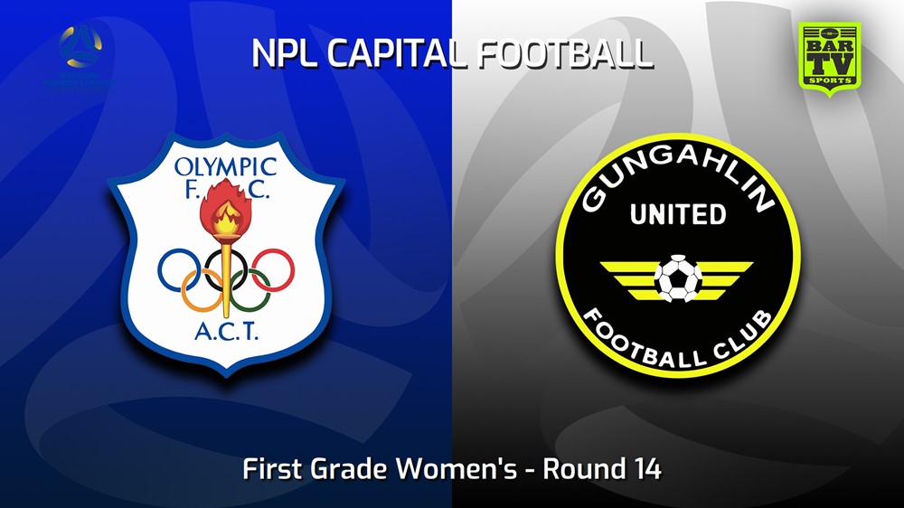 230716-Capital Womens Round 14 - Canberra Olympic FC (women) v Gungahlin United FC (women) Minigame Slate Image