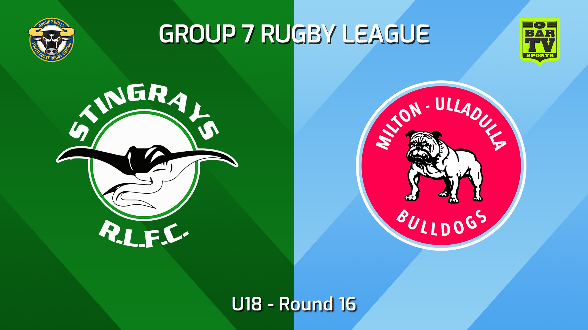 240804-video-South Coast Round 16 - U18 - Stingrays of Shellharbour v Milton-Ulladulla Bulldogs Slate Image