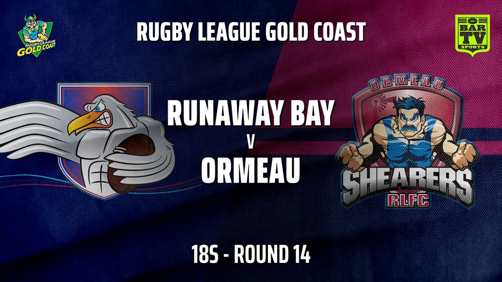 210919-Gold Coast Round 14 - 18s - Runaway Bay v Ormeau Shearers Slate Image