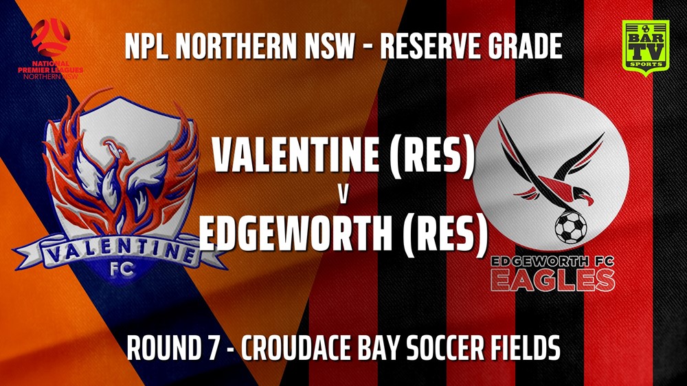 210516-NPL NNSW RES Round 7 - Valentine Phoenix FC v Edgeworth Eagles Slate Image