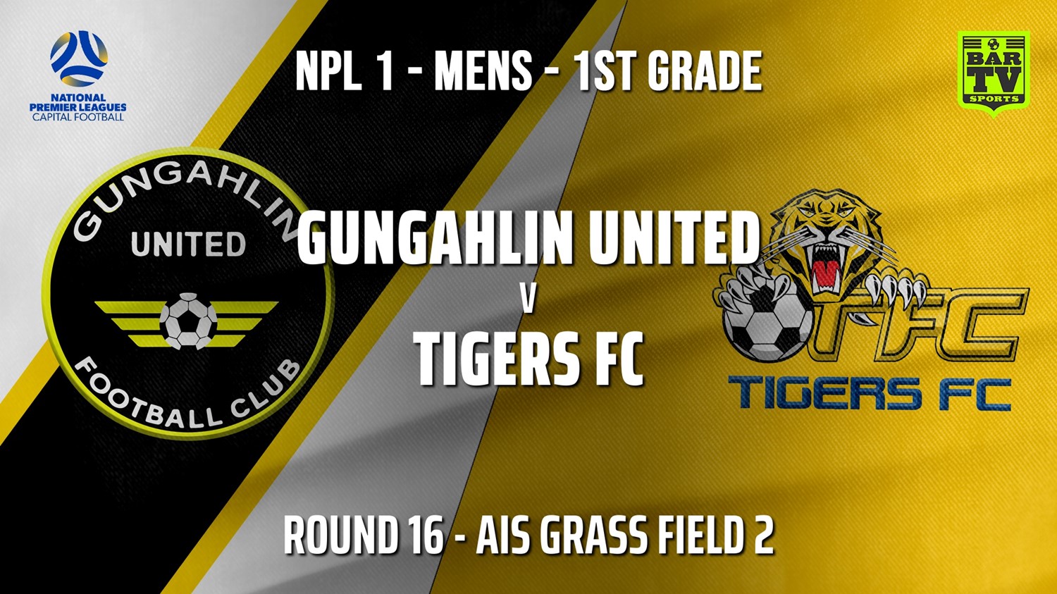 MINI GAME: Capital NPL Round 16 - Gungahlin United FC v Tigers FC Slate Image