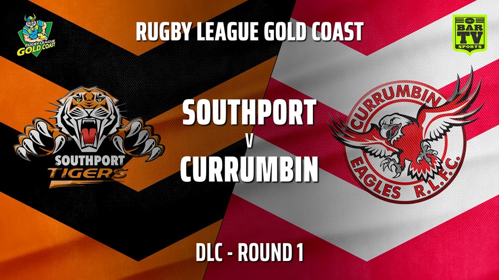 210508-RLGC Round 1 - DLC - Southport Tigers v Currumbin Eagles Slate Image