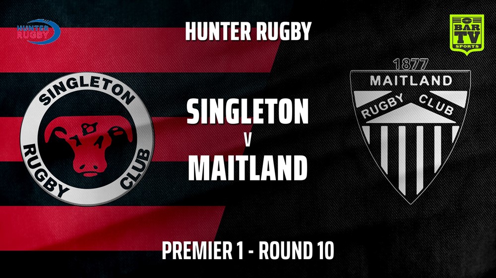 210626-Hunter Rugby Round 10 - Premier 1 - Singleton Bulls v Maitland Slate Image
