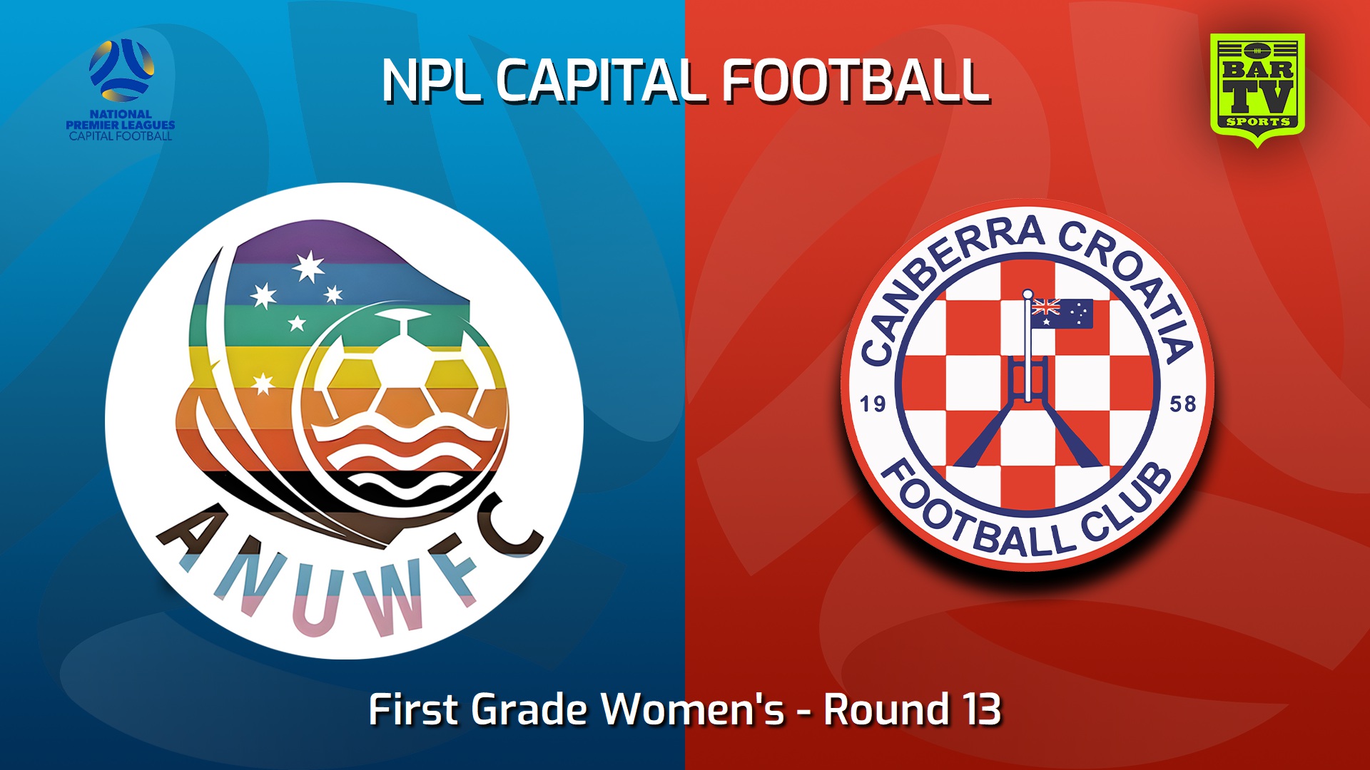 230702-Capital Womens Round 13 - ANU WFC (women) v Canberra Croatia FC (women) Slate Image