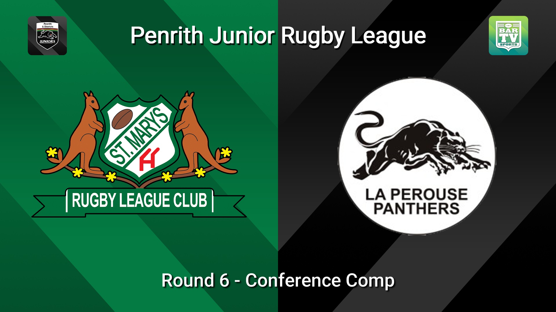 260621-video-Penrith & District Junior Rugby League Round 6 - Conference Comp - St Marys v La Perouse Panthers Slate Image