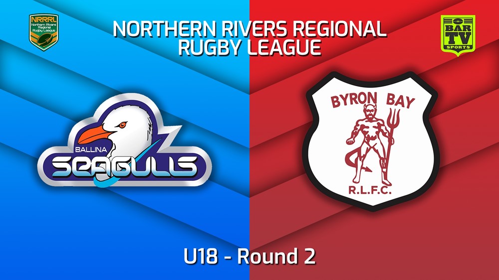 220501-Northern Rivers Round 2 - U18 - Ballina Seagulls v Byron Bay Red Devils Slate Image