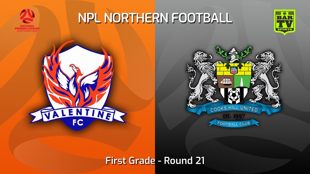 220807-NNSW NPLM Round 21 - Valentine Phoenix FC v Cooks Hill United FC Slate Image