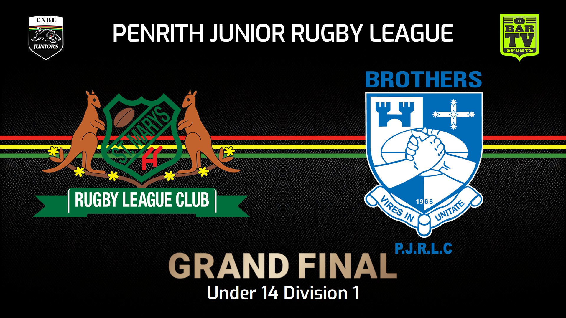 240907-video-Penrith & District Junior Rugby League Grand Final - U14 Div 1 - St Marys v Brothers Slate Image