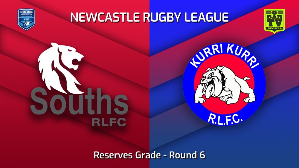230429-Newcastle RL Round 6 - Reserves Grade - South Newcastle Lions v Kurri Kurri Bulldogs (1) Slate Image