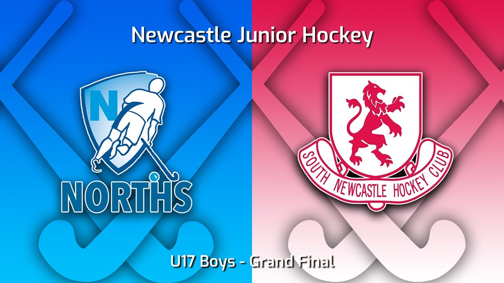 230915-Newcastle Junior Hockey Grand Final - U17 Boys - North Newcastle v South Newcastle Minigame Slate Image