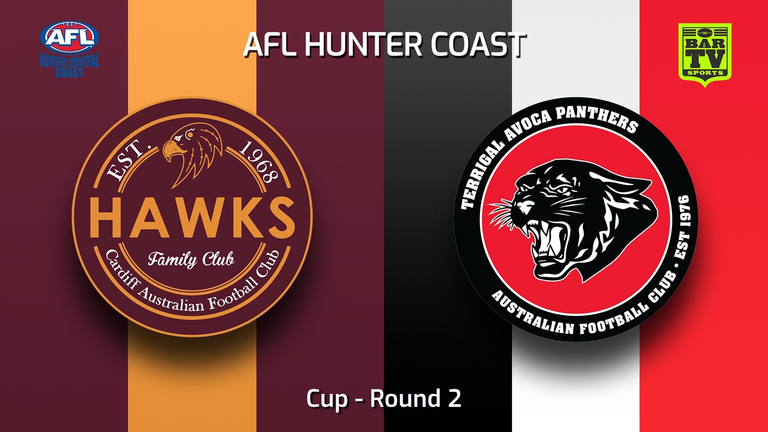 230506-AFL Hunter Central Coast Round 2 - Cup - Cardiff Hawks v Terrigal Avoca Panthers Slate Image