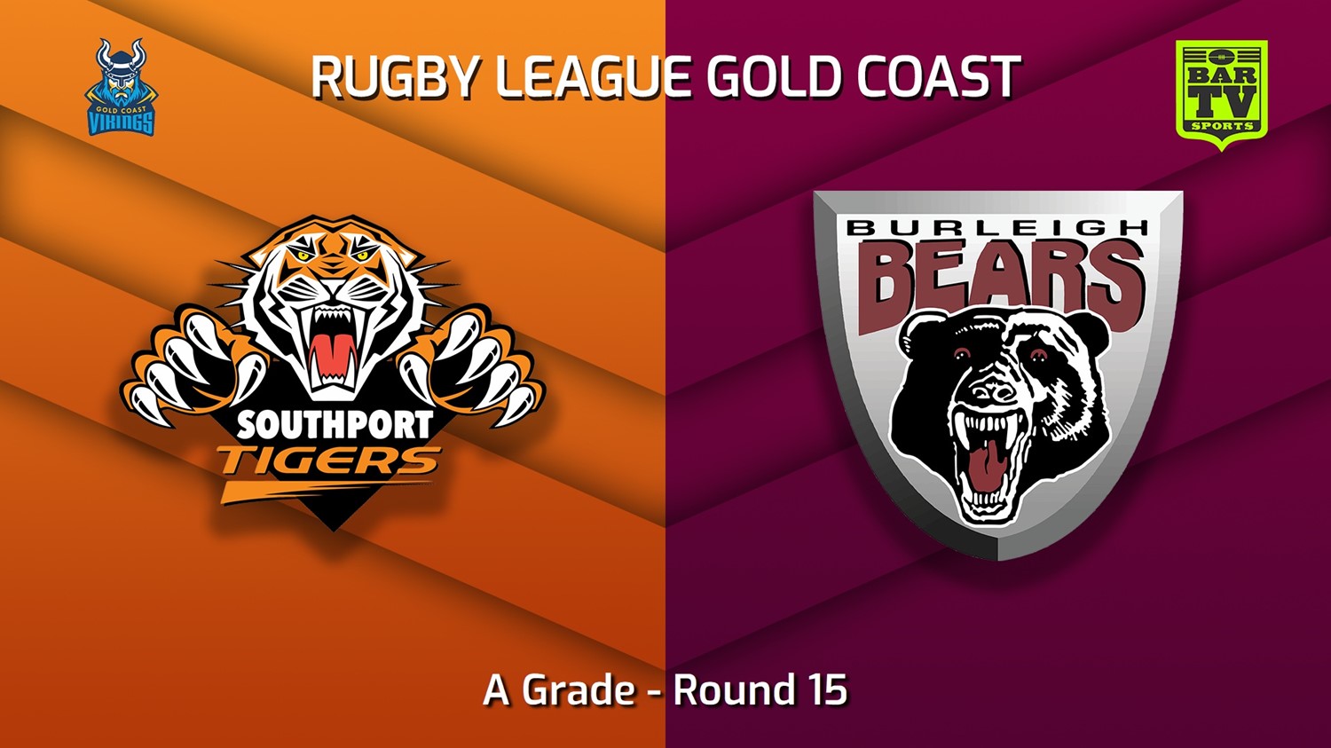220814-Gold Coast Round 15 - A Grade - Southport Tigers v Burleigh Bears Minigame Slate Image